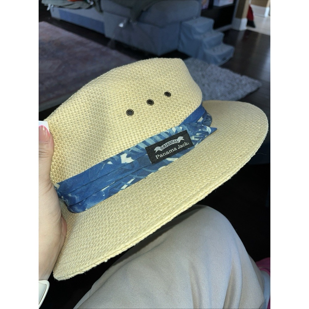 Original Panama Jack Fedora Hat Size Large